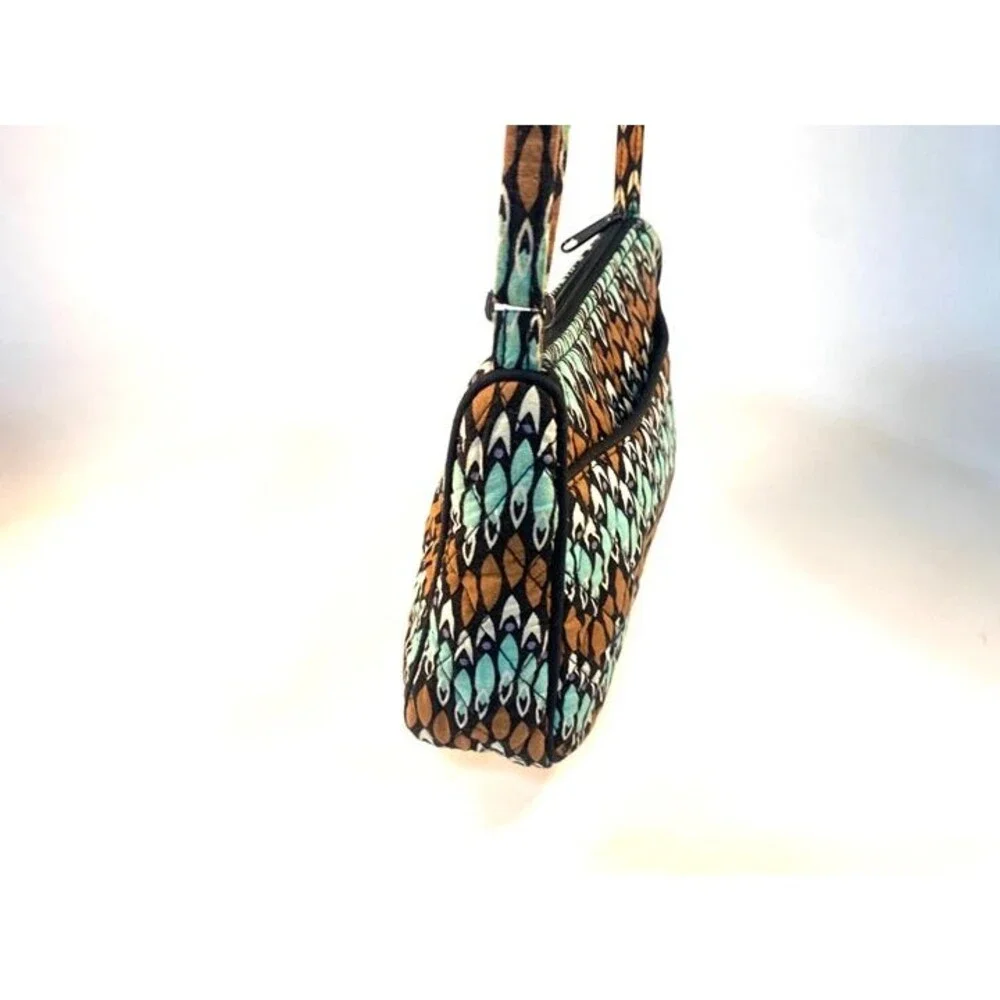 Vera Bradley RETIRED 2015 Sierra Stream Little Crossbody Handbag Shoulder Bag - Picture 5 of 11